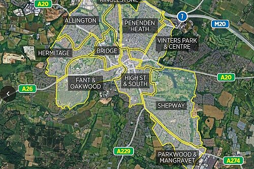 Wards in Maidstone Town Council 2026-04