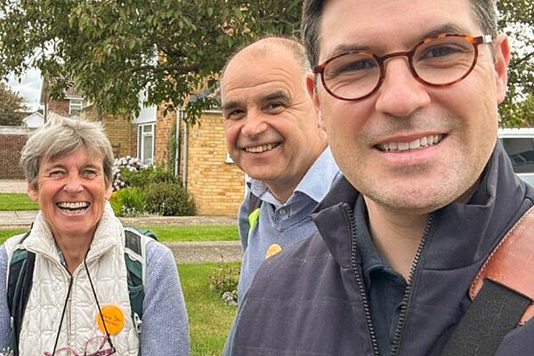 Michael campaigning in Tunbridge Wells 2026